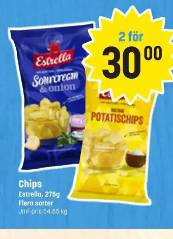 Eurocash Chips Estrella erbjuda