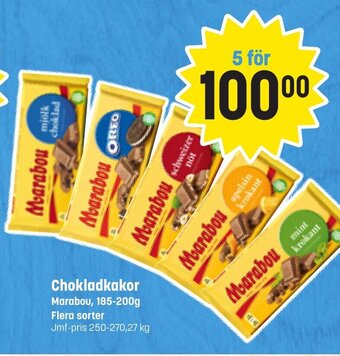 Chokladkakor Marabou