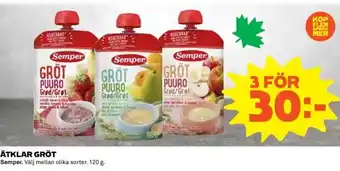 Coop Semper Ätklar Gröt erbjuda