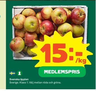 Coop Svenska Äpplen erbjuda