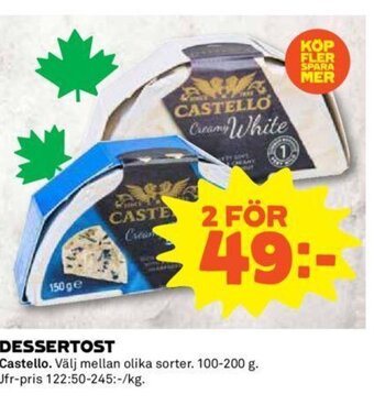 Coop Dessertost Castello erbjuda