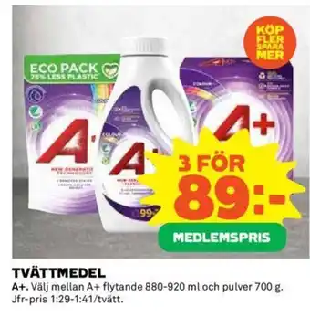 A+ Tvättmedel