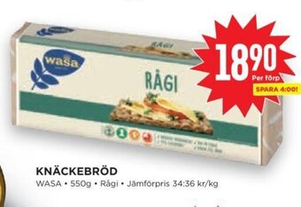 Willys Knäckebröd erbjuda
