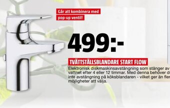 Bauhaus Tvättställsblandare Start Flow erbjuda