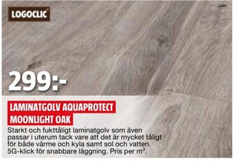 Bauhaus Laminatgolv Aquaprotect Moonlight Oak erbjuda