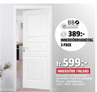 Bauhaus Innerdörr Finland erbjuda