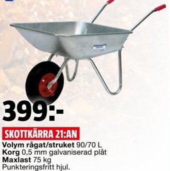 Bauhaus Skottkärra 21:AN erbjuda