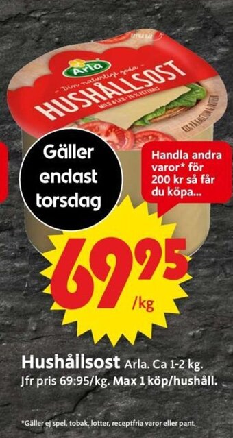 ICA Supermarket Hushållsost erbjuda