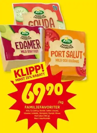 ICA Kvantum Arla Familjefavoriter erbjuda