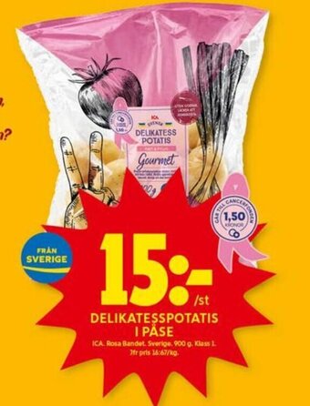ICA Kvantum Delikatesspotatis i Pase erbjuda