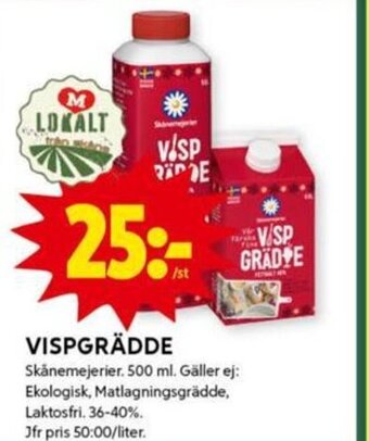 ICA Kvantum Vispgrädde erbjuda