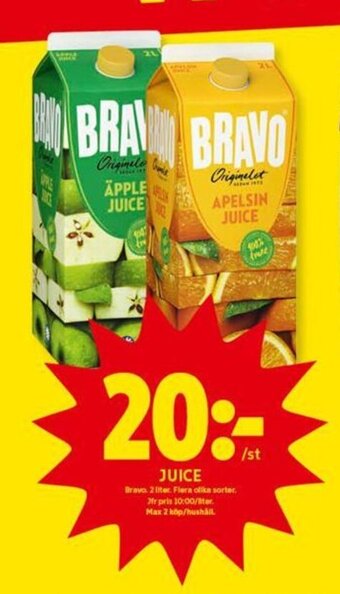 ICA Kvantum Juice erbjuda