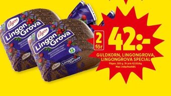 ICA Kvantum Guldkorn Lingongrova Lingongrova Special erbjuda