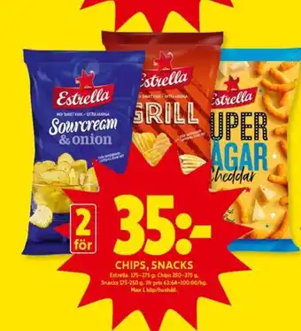 ICA Kvantum Chips, Snacks erbjuda