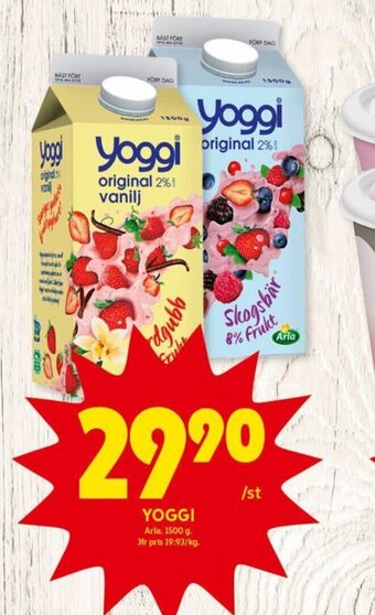 ICA Kvantum Yoggi erbjuda