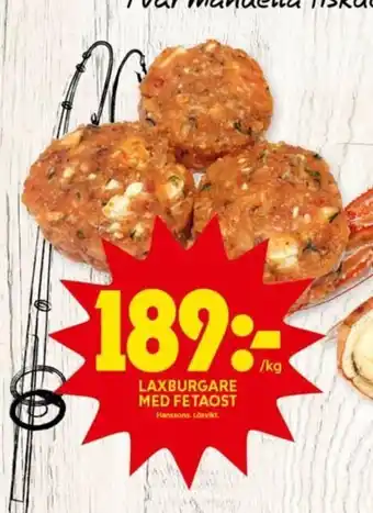 ICA Kvantum Laxburgare Med Fetaost erbjuda