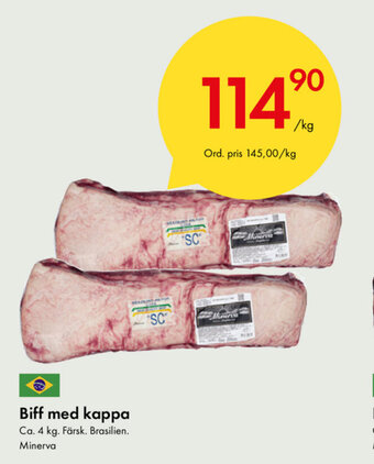 Snabbgross Minerva Biff mef kappa 4kg erbjuda