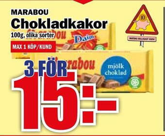 Matdax Chokladkakor erbjuda