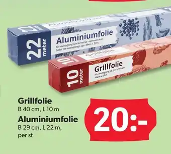 DollarStore Grillfolie, aluminiumfolie erbjuda