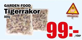 Matdax Tigerräkor erbjuda