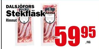 Matdax Stekfläsk erbjuda