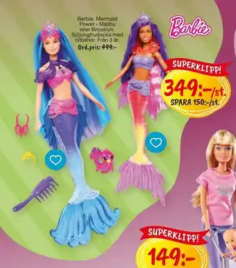 Leklust Barbie erbjuda