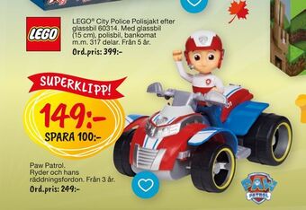Leklust Paw patrol erbjuda