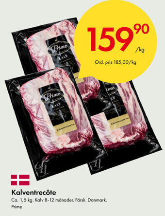 Snabbgross Prime Kalventrecôte 1,5kg erbjuda