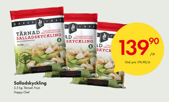 Snabbgross Happy Chef Salladskyckling 2,5kg erbjuda