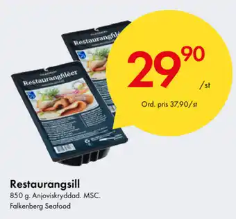 Snabbgross Falkenberg Seafood Restaurangsill 850g erbjuda