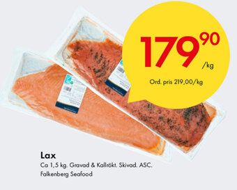 Snabbgross Falkenberg Seafood Lax 1,5kg erbjuda