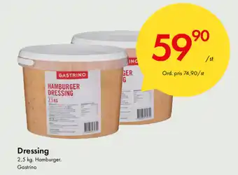 Snabbgross Gastrino Dressing 2,5kg erbjuda
