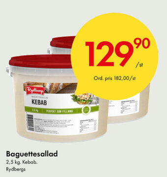 Snabbgross Rydbergs Baguettesallad 2,5kg erbjuda