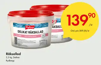 Snabbgross Rydbergs Räksallad 2,5kg erbjuda