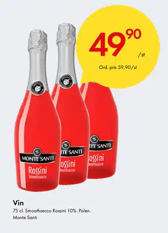 Snabbgross Monte Santi Vin 75cl erbjuda