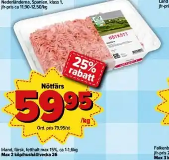 Östenssons Irland, färsk, fetthalt max 15% 1-1,6kg erbjuda