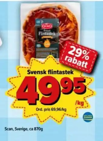 Östenssons Scan, Sverige, 870g erbjuda