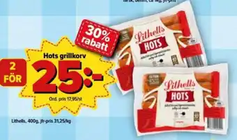 Östenssons Lithells, 400g erbjuda