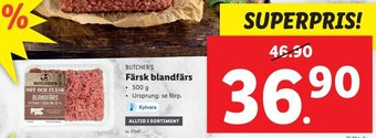 Lidl Färsk blandfärs erbjuda