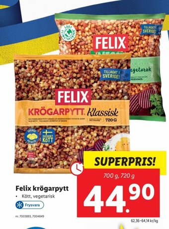 Lidl Felix Krogarpytt erbjuda
