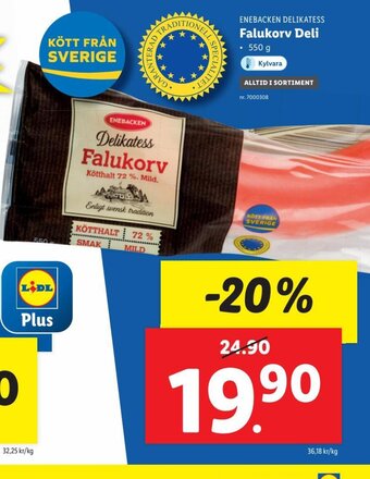 Lidl Falukorv Deli erbjuda
