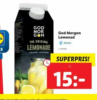 Lidl God Morgon Lemonad erbjuda