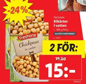 Lidl Kikartor I Vatten erbjuda