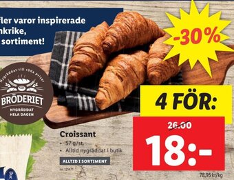Lidl Croissant erbjuda
