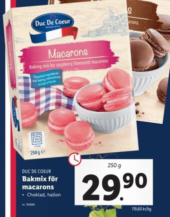 Lidl Bakmix For Macarons erbjuda