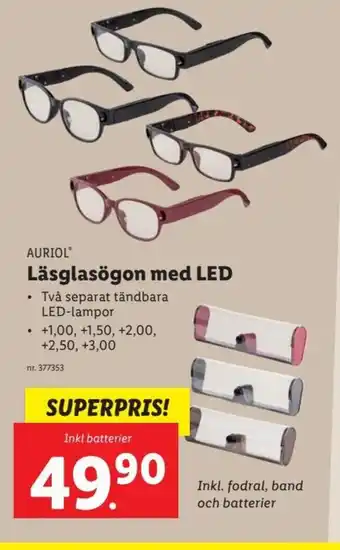 Lidl Lasglasogon Med Led erbjuda