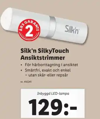Silk'n SilkyTouch Ansiktstrimmer