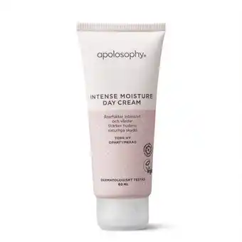 Apotek Hjärtat Apolosophy face intense moisture day cream oparfymerad 60 ml erbjuda