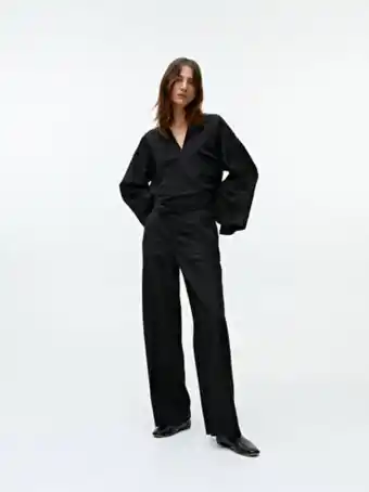 Fluid wide-leg trousers