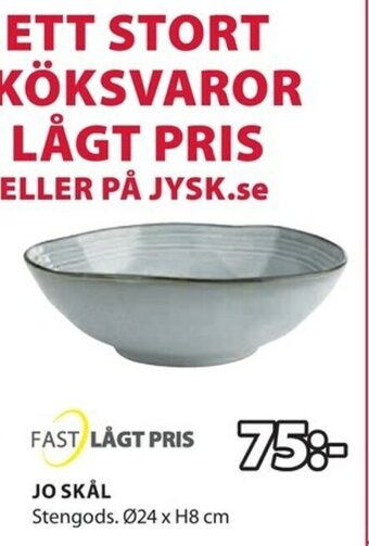 JYSK Jo Skål erbjuda
